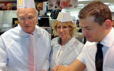 Besuch bei McDonald´s