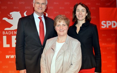 SPD-Generalsekretärin Katarina Barley in Heidelberg