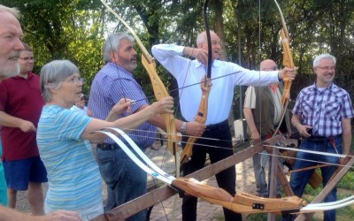 Grillen und Bogenschießen in Hirschberg