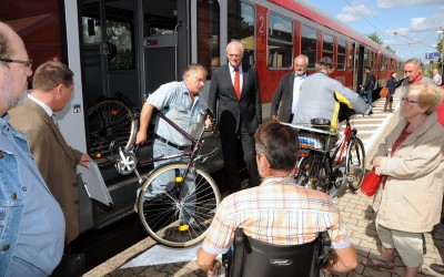 Laudenbacher Bahnhof nicht barrierefrei