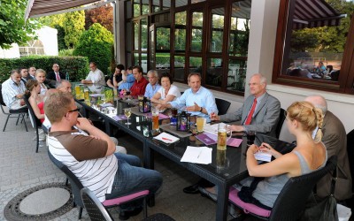 Minister Reinhold Gall in Heidelberg
