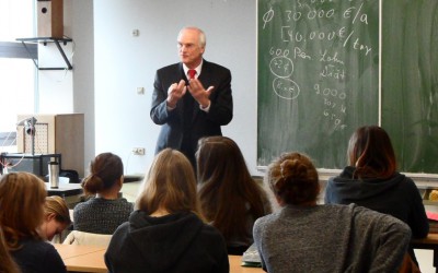Unterrichtsbesuch am Kurpfalz-Gymnasium Schriesheim