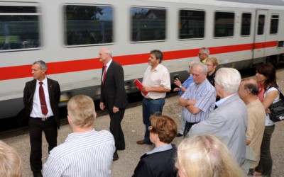 Begehung Bahnhof Ladenburg