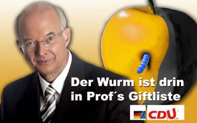 Der Professor aus Heidelberg ist kein Ehrentitel!