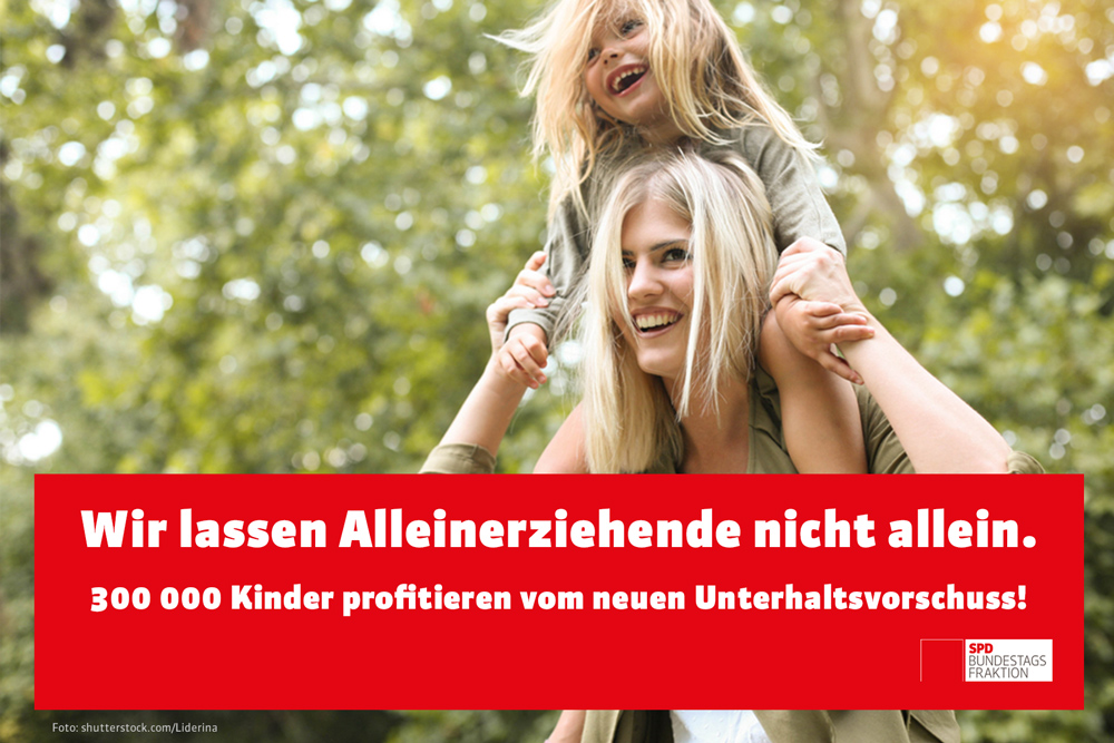 Neuer Unterhaltsvorschuss: Großer Erfolg für Alleinerziehende | Lothar Binding